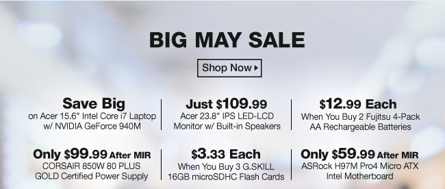 Big May Sale