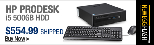 Newegg Flash – HP ProDesk i5 500GB HDD