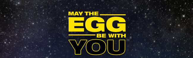 MAY THE EGG BE WITH YOU