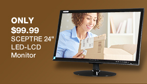 SCEPTRE 24" LED-LCD Monitor