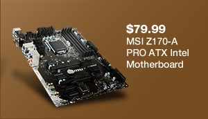 MSI Z170-A PRO ATX Intel Motherboard