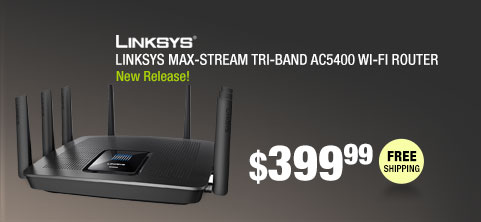 LINKSYS MAX-STREAM TRI-BAND AC5400 WI-FI ROUTER