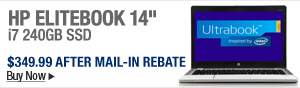 Newegg Flash - HP EliteBook 14" i7 240GB SSD