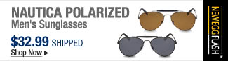Newegg Flash â€“ Nautica Polarized Men's Sunglasses
