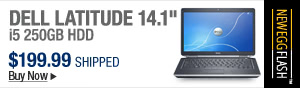 Newegg Flash – Dell Latitude 14.1 inch i5 250GB HDD