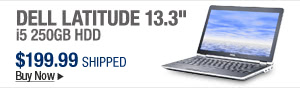 Newegg Flash – DELL Latitude 13.3" i5 250GB HDD