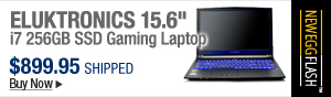 Newegg Flash – Eluktronics 15.6 inch i7 256GB SSD Gaming Laptop