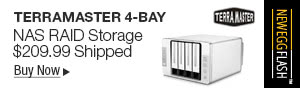 Newegg Flash - TerraMaster 4-Bay NAS RAID Storage