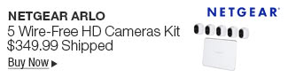 Newegg Flash - Netgear Arlo 5 Wire-Free HD Cameras Kit