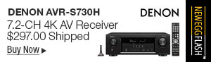 Newegg Flash - Denon AVR-S730H 7.2-CH 4K AV Receiver 