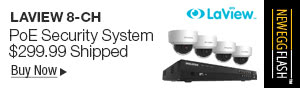 Newegg Flash - LaView 8-CH PoE Security System