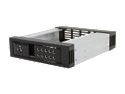 iStarUSA BPN-DE110SS-BLACK 1x5.25" to 1x3.5" SATA/SAS 6.0 Gb/s Trayless Hot-Swap Cage