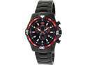 Swiss Precimax Men's Falcon Pro SP13112 Black Stainless-Steel Swiss Chronograph Watch with Black Dial