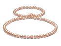 26" 7.5-8mm AA+ Pink Pearl Necklace