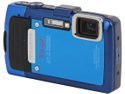 OLYMPUS V104130UU000 Blue 16 MP 5X Optical Zoom Waterproof Shockproof Wide Angle Digital Camera HDTV Output