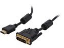 Coboc 3 ft. 30AWG High Speed  HDMI to DVI-D Adapter Cable w/Ferrite Cores M-M 