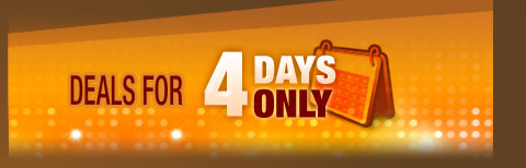 Deals For 4 DAYS ONLY