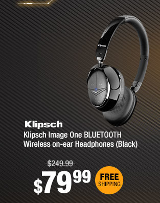 Klipsch Image One BLUETOOTH Wireless on-ear Headphones (Black)