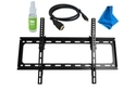 Fino Universal 30"- 60" Inch TV Tilt Wall Mount w/ Screen Cleaner & HDMI Cable