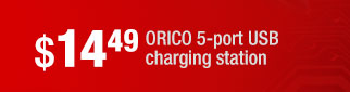 $14.99 ORICO 5-port USB charging station