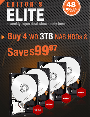 EDITOR’S ELITE. a weekly super deal shown only here.