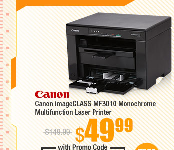 Canon imageCLASS MF3010 Monochrome Multifunction Laser Printer