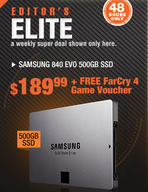 EDITOR’S ELITE. a weekly super deal shown only here.