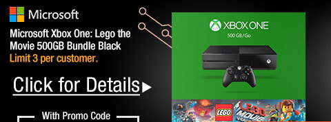 Microsoft Xbox One: Lego the Movie 500GB Bundle Black