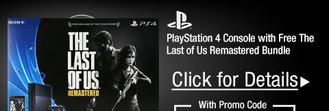 PlayStation 4 Console with Free The Last of Us Remastered Bundle