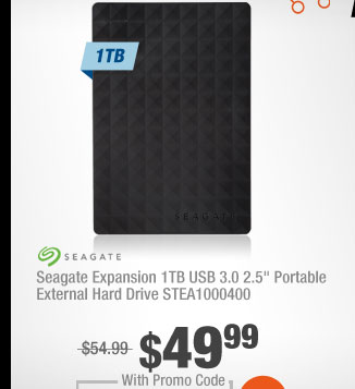 Seagate Expansion 1TB USB 3.0 2.5" Portable External Hard Drive STEA1000400