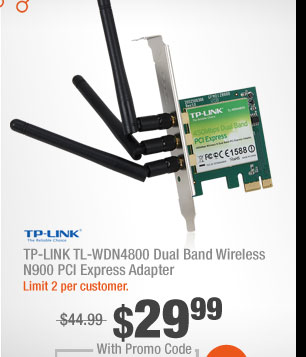 TP-LINK TL-WDN4800 Dual Band Wireless N900 PCI Express Adapter