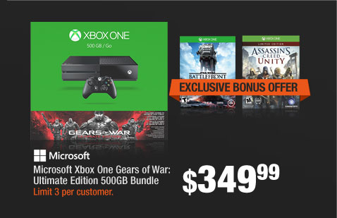Microsoft Xbox One Gears of War: Ultimate Edition 500GB Bundle