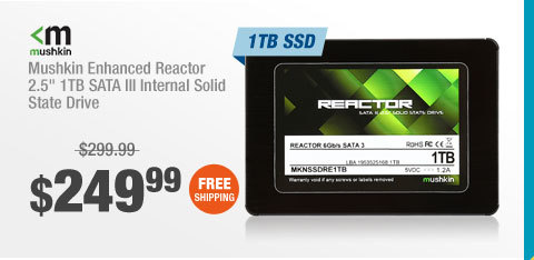 Mushkin Enhanced Reactor 2.5" 1TB SATA III Internal Solid State Drive