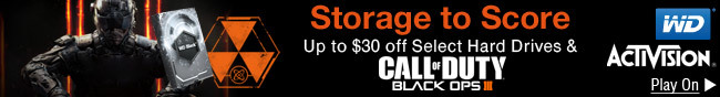 Storage to Score Up to $30 off Select Hard Drives & Call of Duty Black ops