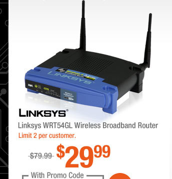 Linksys WRT54GL Wireless Broadband Router