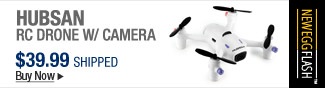 Newegg Flash  Hubsan RC Drone W/ Camera