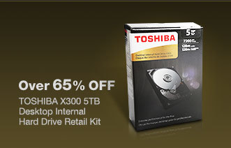 TOSHIBA X300 5TB Desktop Internal Hard Drive Retail Kit