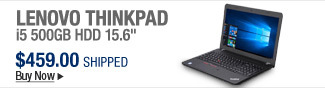 Newegg Flash  Lenovo ThinkPad i5 500GB HDD 15.6"