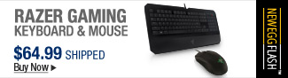 Newegg Flash  Razer Gaming Keyboard & Mouse