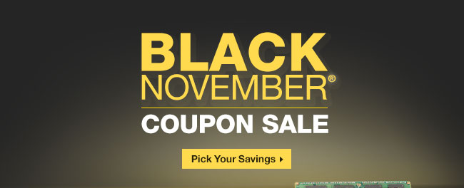 Black November Coupon Sale