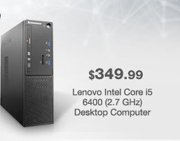 Lenovo Intel Core i5 6400 (2.7 GHz) Desktop Computer