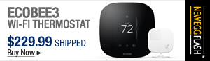 Newegg Flash - Ecobee3 Wi-Fi Thermostat