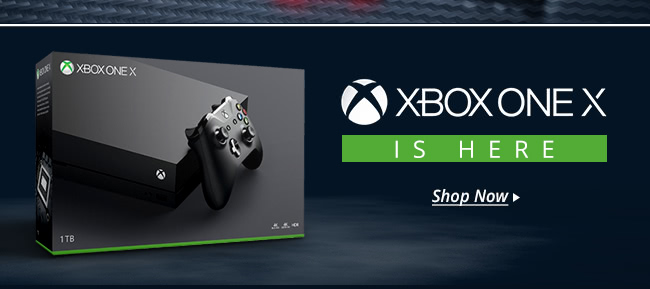 Xbox One X is Here - Shop Now >