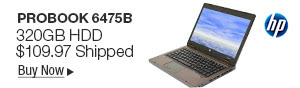 Newegg Flash – HP ProBook 6475B 320GB HDD