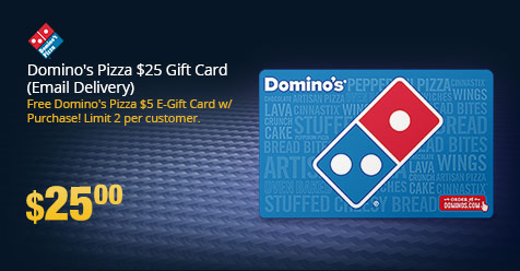 Domino's Pizza $25 Gift Card (Email Delivery)