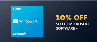 10% OFF SELECT MICROSOFT SOFTWARE*