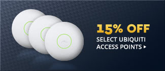 15% OFF SELECT UBIQUITI ACCESS POINTS*