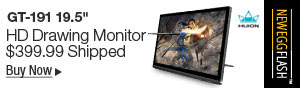 Newegg Flash - Huion GT-191 19.5" HD Drawing Monitor