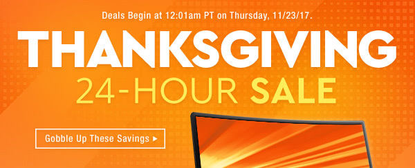 Thanksgiving 24-Hour Sale