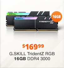 G.SKILL TridentZ RGB Series 16GB DDR4 3000